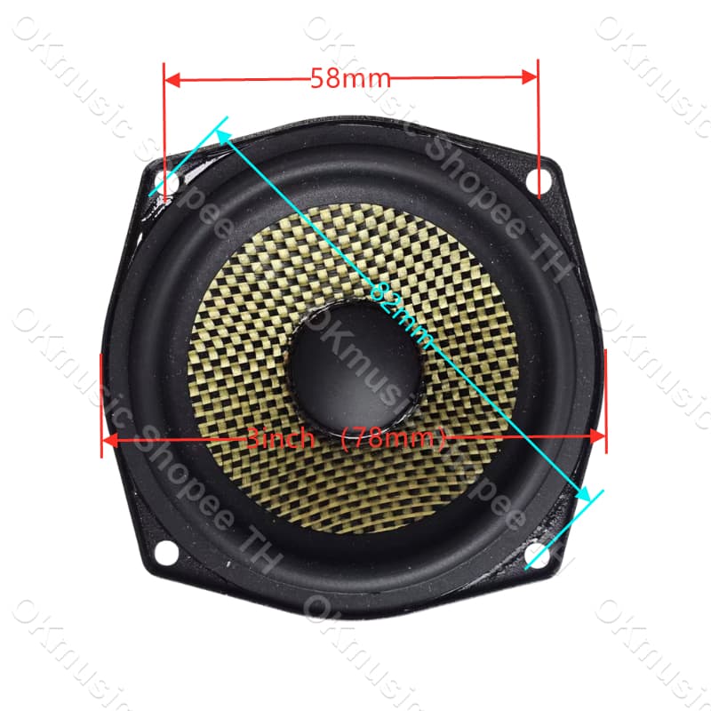 ลําโพง VIFA 3นิ้ว เสียงกลาง3นิ้ว 8Ω 40W ดอกลําโพง 3 นิ้ว ลําโพงเสียงกลาง ดอกลําโพงเสียงกลาง ดอกเสียงกลาง ดอก3นิ้ว กลาง รูปที่ 2