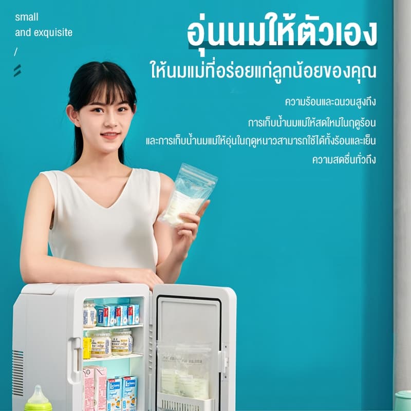 SANDE ตู้เย็นมินิ 10L ใส่ท้ายรถได้ ประหยัดพื้นที่ ประหยัดไฟ พกพาไปได้ทุกที่ คุ้มค่าสมราคา รูปที่ 5