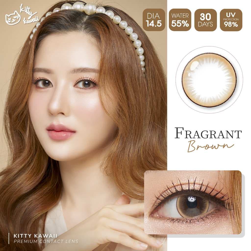 Kitty Kawaii Contact Lens : Fragrant - คอนแทคเลนส์รายเดือนคิตตี้ คาวาอิ พัส รูปที่ 4