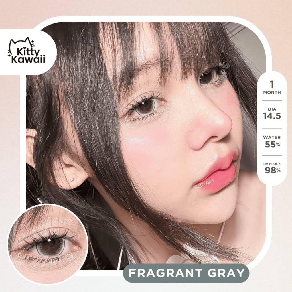 Kitty Kawaii Contact Lens : Fragrant - คอนแทคเลนส์รายเดือนคิตตี้ คาวาอิ พัส รูปที่ 6