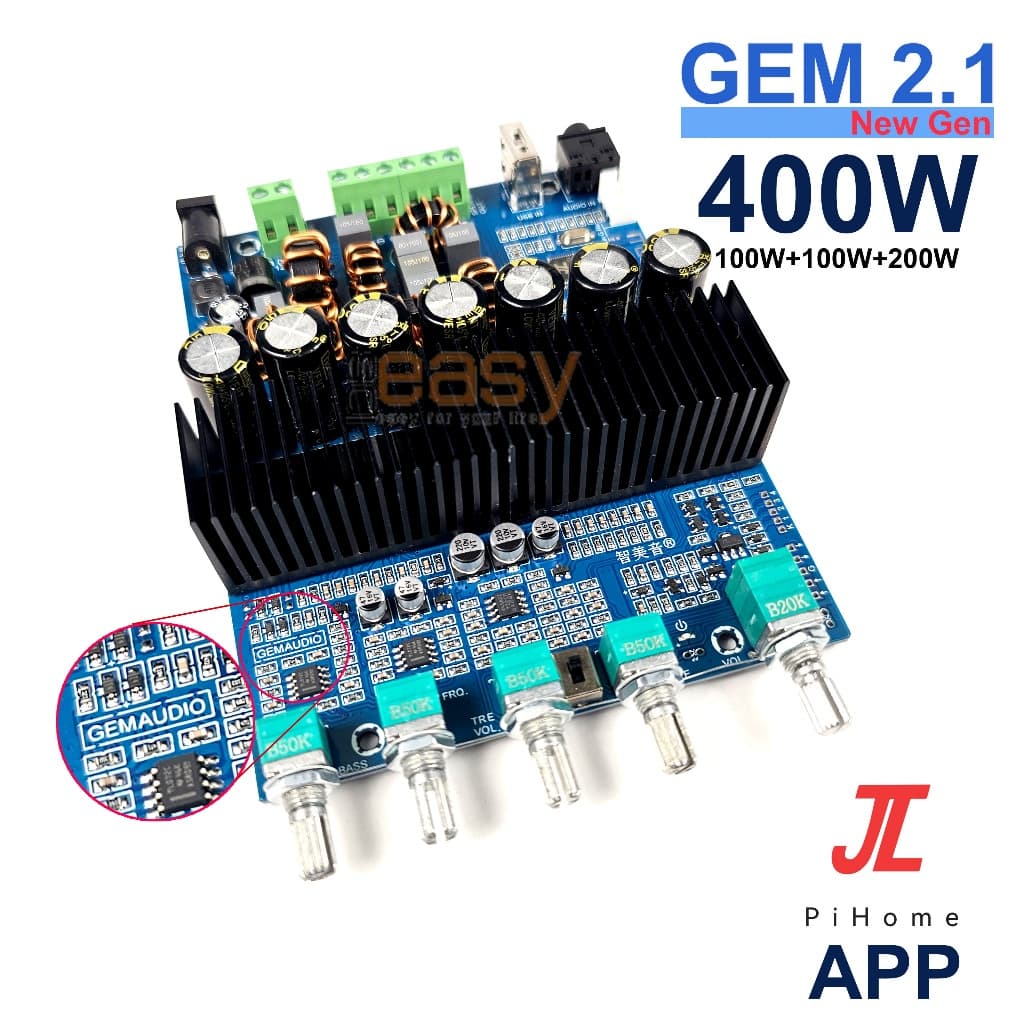 Gemaudio 2.1 M60 21BTU 400W TPA3221 รูปที่ 1
