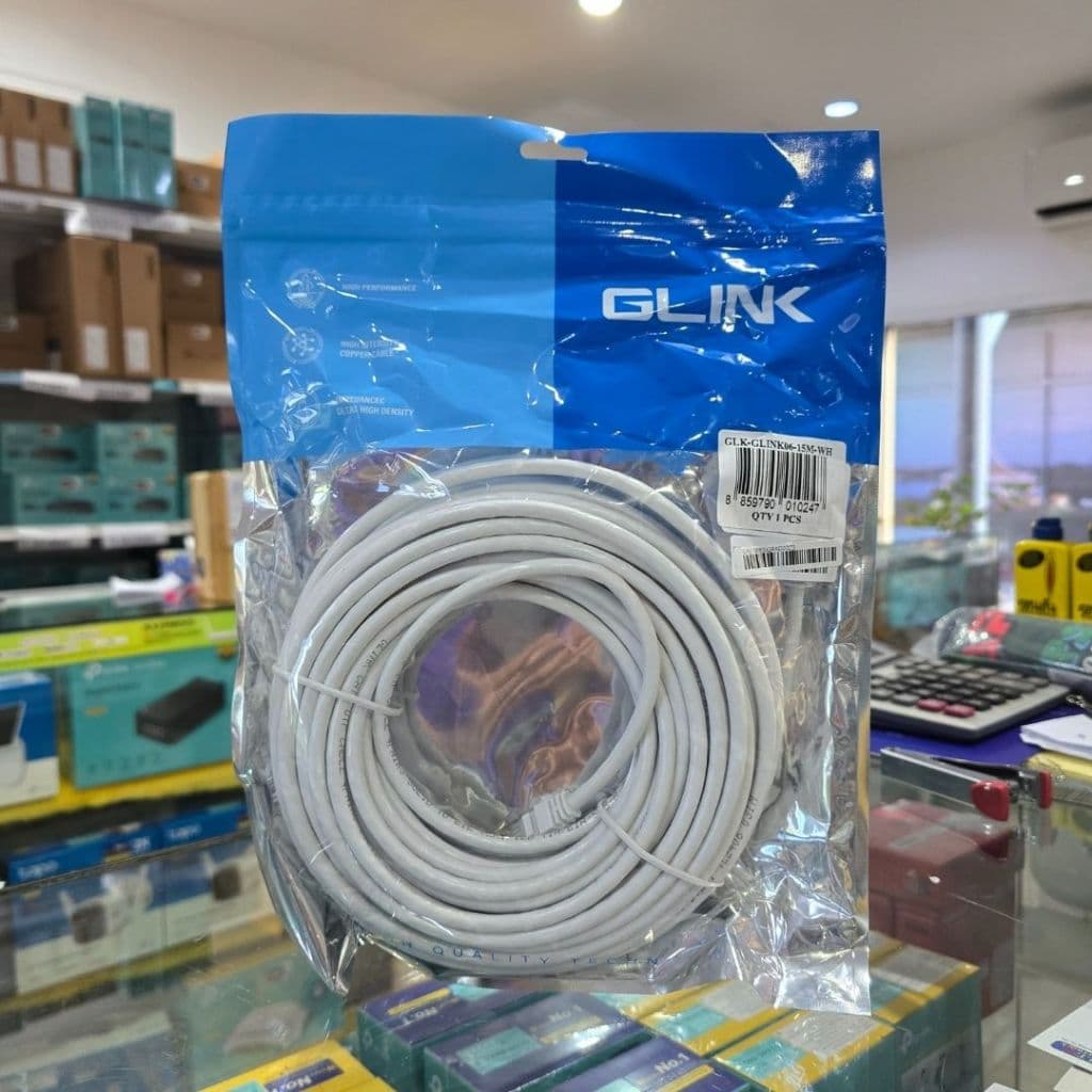 สาย LAN CAT6 Patch Cord สายแลนสำเร็จรูป ความยาว 2-20 เมตร ยี่ห้อ GLINK รองรับ Gigabit รูปที่ 5