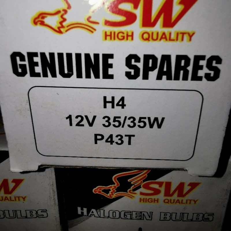 หลอดไฟหน้า 3 ขา 12V 35/35W H4 HS1 SCOOPY-I/ MSX/ SPARK115I/ FINN/ KSR รูปที่ 6