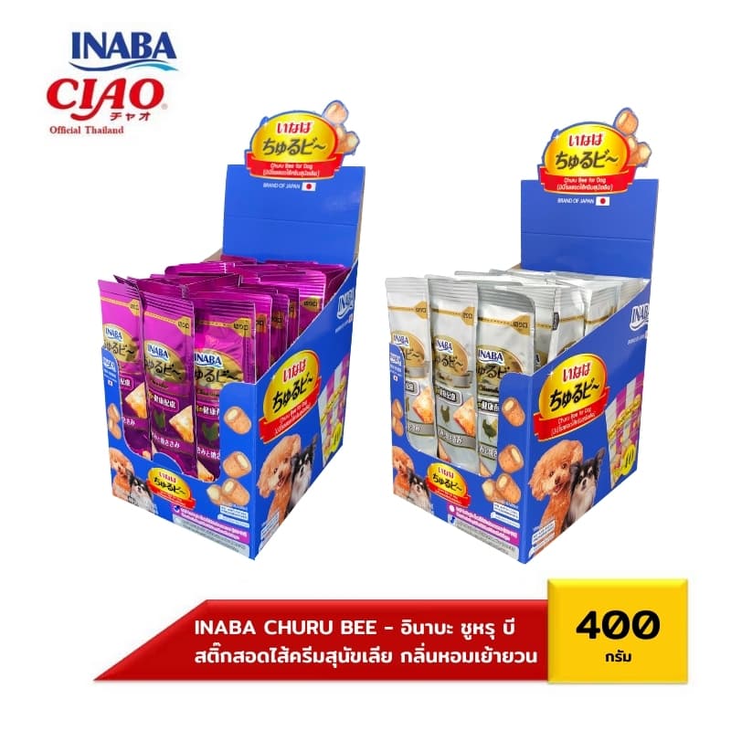 CIAO อินาบะ ชูหรุ บี สติ๊กสอดใส้ครีม กลิ่นหอมเย้ายวน 40ชิ้น/แพค รูปที่ 1