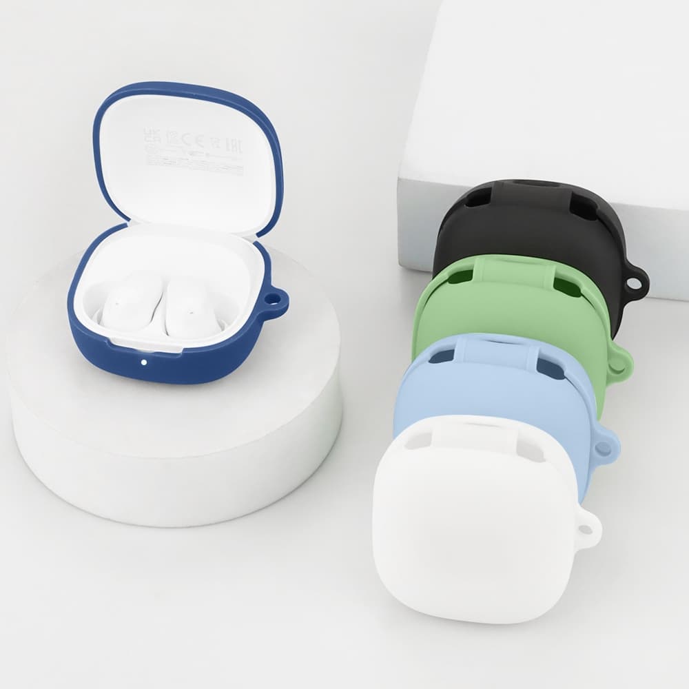 เคส สําหรับ Redmi Buds 6 Play ซิลิโคนนิ่ม กันรอยขีดข่วน ลายดอกไม้ นักบินอวกาศ พร้อมตะขอ เคส Redmi Buds 6Play รูปที่ 3