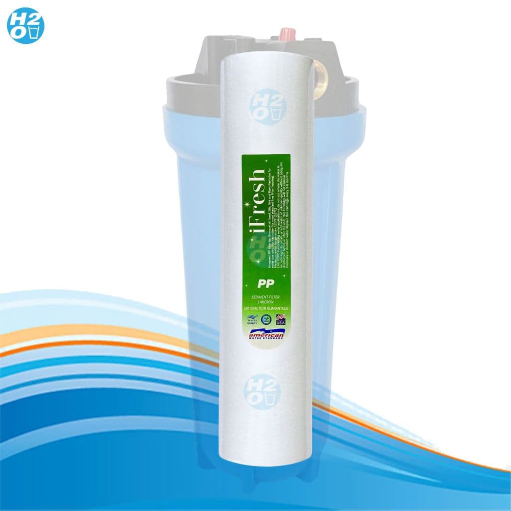 iFresh ไส้กรองน้ำ PP 1ไมครอน ขนาด 2.5x10 นิ้ว ไส้กรองหยาบ Sediment สำหรับเครื่องกรองน้ำ รูปที่ 4