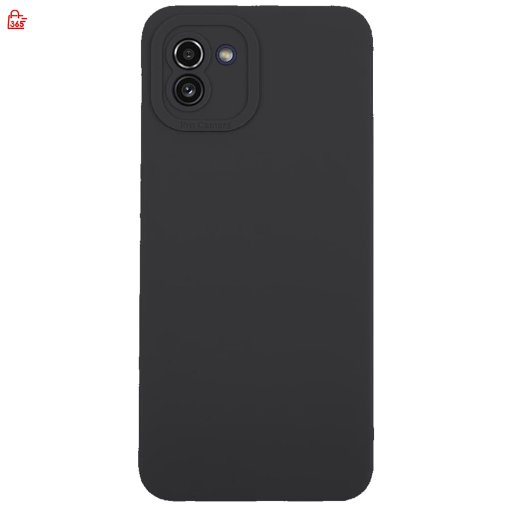 เคส สำหรับ Samsung Galaxy A03 เคสซิลิโคนนิ่ม กันกล้อง TPU สีพื้น รูปที่ 6