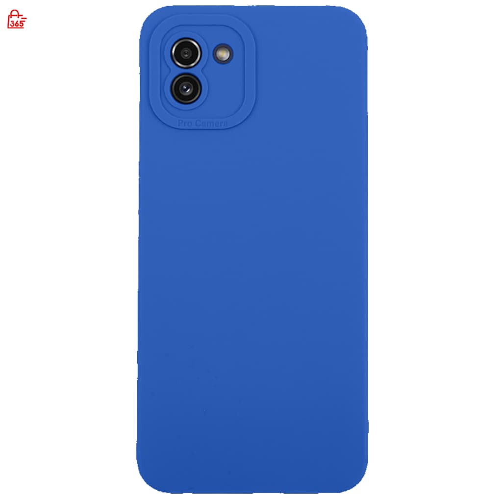 เคส สำหรับ Samsung Galaxy A03 เคสซิลิโคนนิ่ม กันกล้อง TPU สีพื้น รูปที่ 5