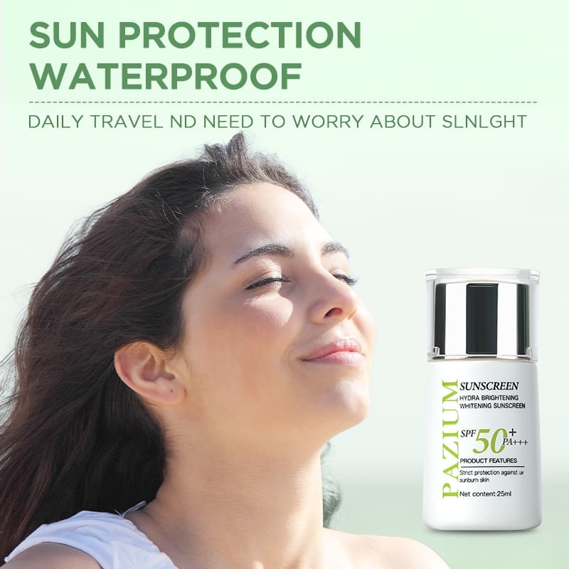 PAZIUM ครีมกันแดด Sunscreen SPF50+ PA+++ กันน้ำ บางเบา ซึมไว 25ML รูปที่ 3