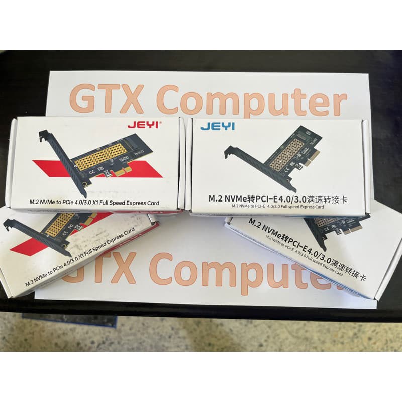 ส่งจากไทย Jeyi PCIe To M.2 NVME SSD ไปยัง PCIe X1 PCIe X4 2280 SSD PCIe 3.0 4.0 Pcie to M.2 รูปที่ 6