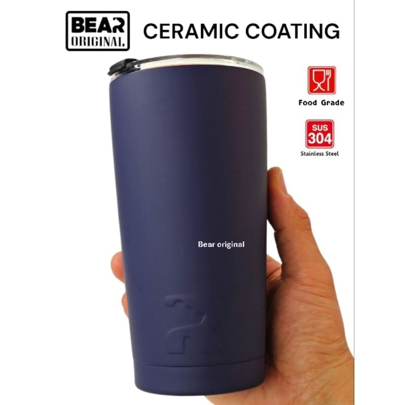 แก้ว Bear Ceramic Coating 20oz มีบริการสลักชื่อ 304สแตนเลส 2 ชั้น เก็บอุณหภูมิร้อน/เย็น รูปที่ 3