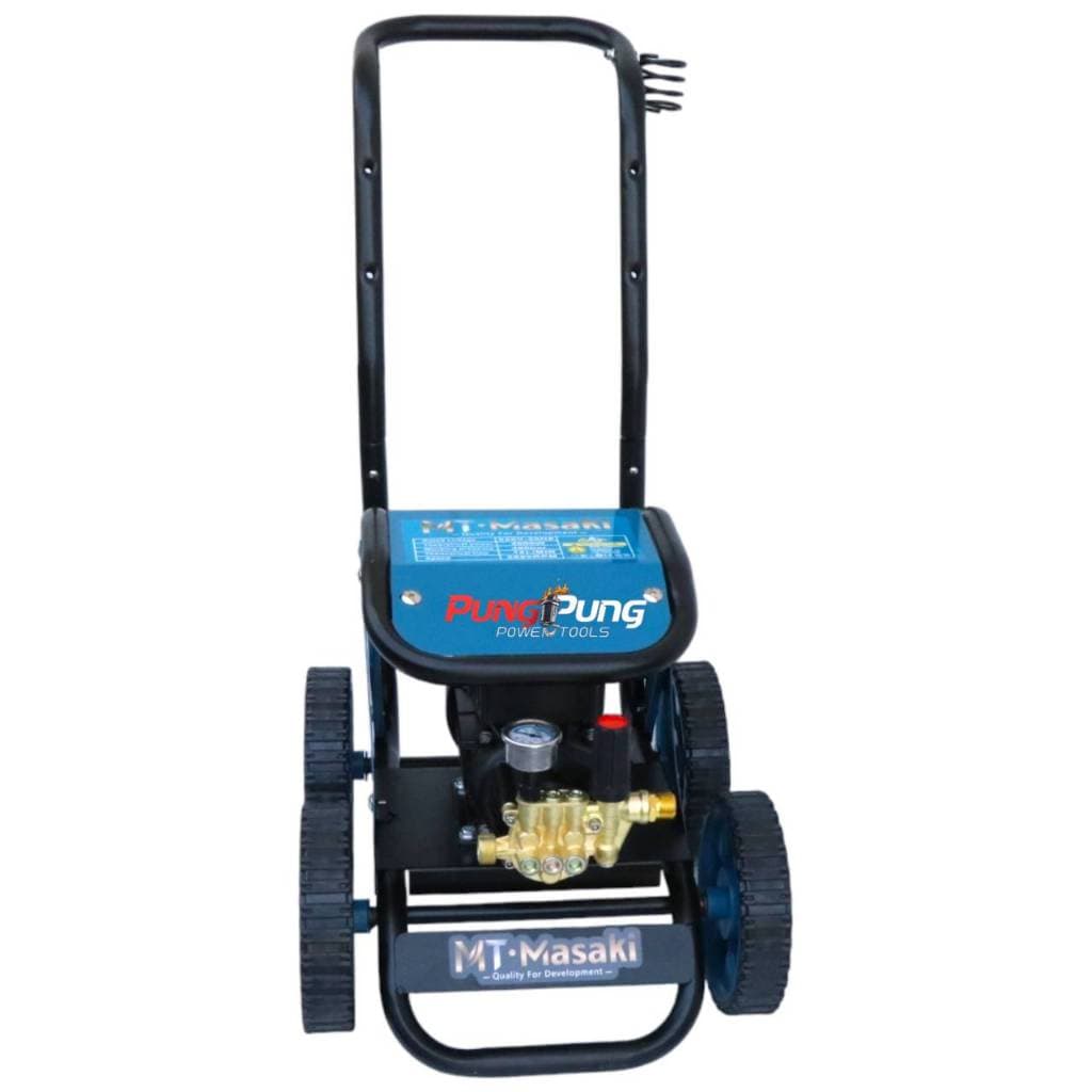 MASAKI เครื่องฉีดน้ำแรงดันสูงล้อลาก รุ่น MT2300 เครื่องฉีดน้ำ 480 บาร์ 4 แรงม้า 4000 วัตต์ รุ่นใหม่! มีโรลม้วนสายในตัว ป รูปที่ 9