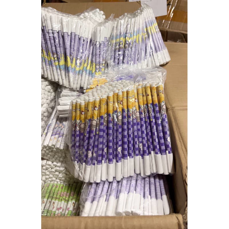 1บาท ขายส่ง50-100แท่ง ปากกาหมึกสีน้ำเงิน ลายการ์ตูนคละสีคละลายการ์ตูนล้วนทั้งหมด รูปที่ 2