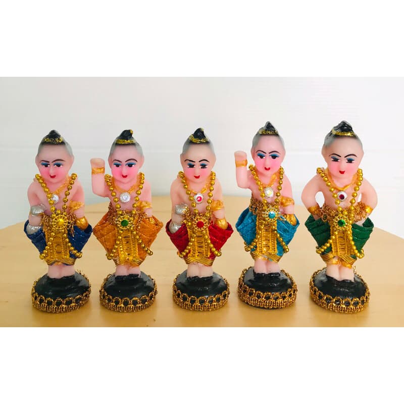 กุมาร กุมารี ขนาดจิ๋ว งานเรซิ่น ตกแต่งสวยงาม รูปที่ 3