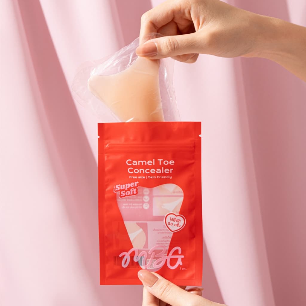 แผ่นซิลิโคน Bikini Matte เนื้อแมท ไร้ขอบเนียนกว่าเดิม ซิลิโคนปิดเป้า ปกปิดรอยนูน แปะร่องอูฐ สำหรับผู้หญิง | missBBgirl รูปที่ 3
