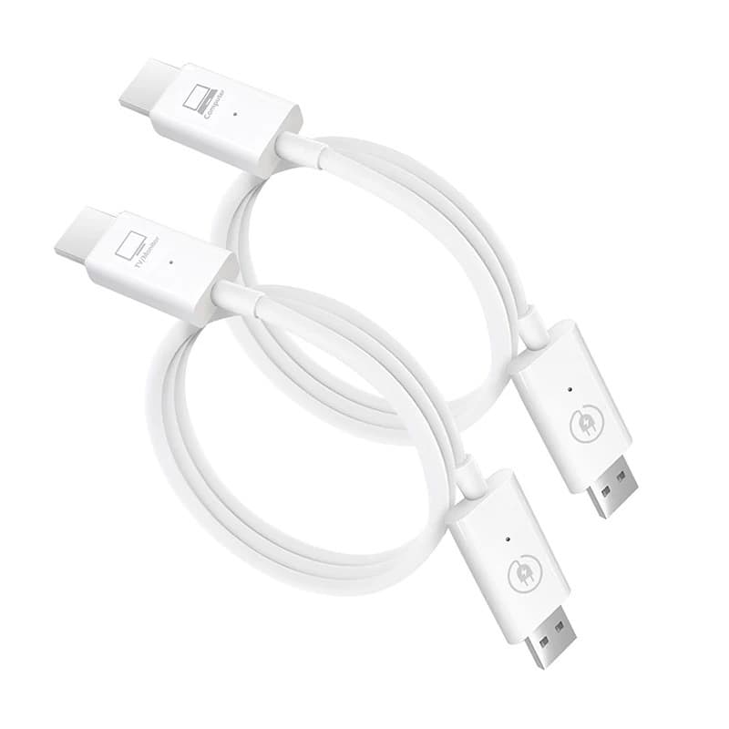 type c to HDMI กรณ์สะท้อนหน้าจอแบบไร้สาย HDMI สะท้อนหน้าจอแบบไร้สาย HDMI TO USB/TYPE-C รับสัญญาณได้ถึง 30เมตร รุ่น CS7 รูปที่ 5