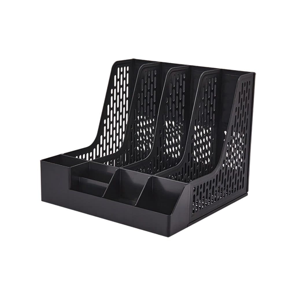 Bantex กล่องใส่เอกสาร แฟ้มตั้งโต๊ะเก็บเอกสาร A4 มีช่องด้านหน้า จัดระเบียบเอกสาร File Organizer รูปที่ 1