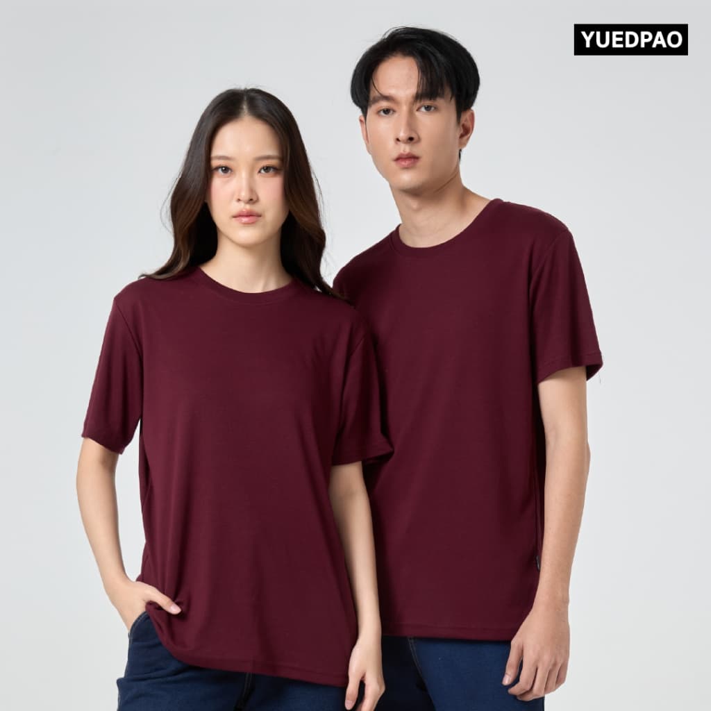 Yuedpao รุ่นโคตรนุ่ม นุ่มตั้งแต่กำเนิด ยืดแต่ไม่ย้วย ยับยากไม่ต้องรีด เสื้อยืดเปล่า เสื้อยืดคอกลม 16 สี รูปที่ 8