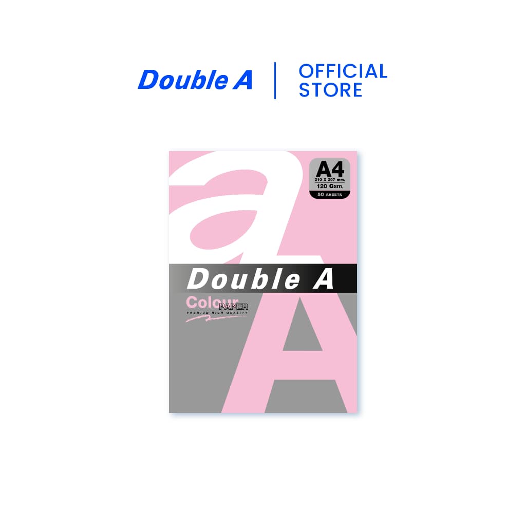 Double A กระดาษสี A4 หนา 120 แกรม จำนวน 50 แผ่น/แพ็ก จำหน่าย 1 แพ็ก รูปที่ 6