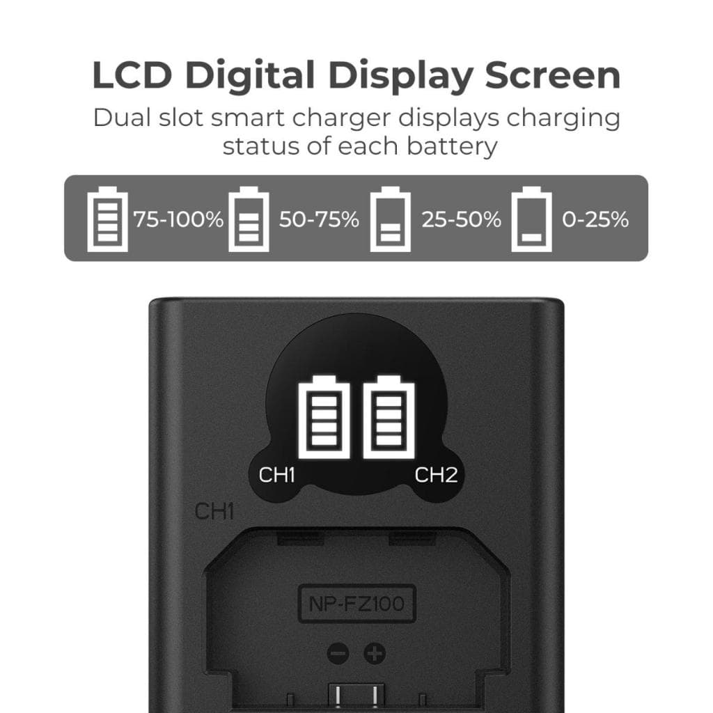 K&F Sony NP-FZ100 Battery Charger แบตเตอรี่ ที่ชาร์จ FZ100 รูปที่ 4