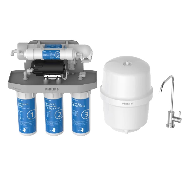 Philipswater AUT9500 / AUT9510 เครื่องกรองน้ำดื่มใต้อ่างล้างจาน กรองแบบ 5 ขั้นตอน ระบบการกรอง RO Reverse Osmosis รูปที่ 2