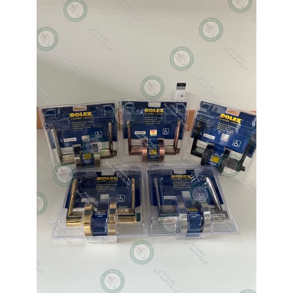 SOLEX 1701 ลูกบิด ลูกบิดก้านโยก 1701SN 1701PB 1701AC 1701AB 1701BLACK รูปที่ 4