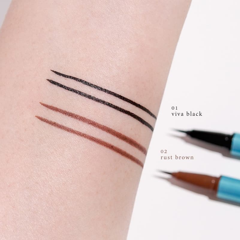 Browit Awake Caffeine Eyeliner อายไลน์เนอร์หัวพู่กันปลายเรียวเล็กเพียง 0.01mm รูปที่ 6