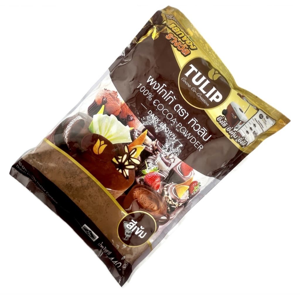 SUPERMART Tulip ผงโกโก้สีเข้ม 440 g.#1109067 รูปที่ 3