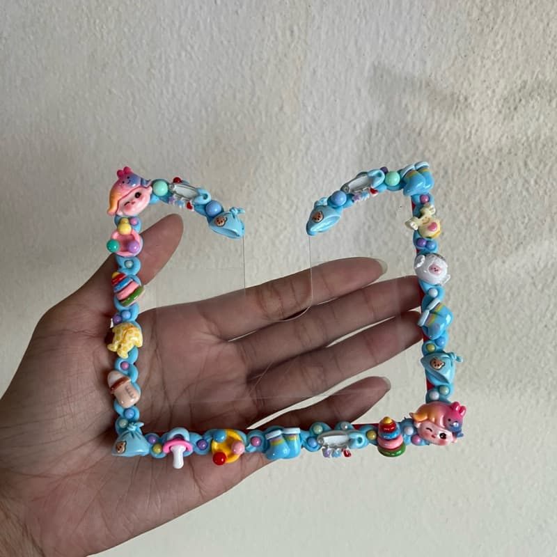 ‼กรอบใส่ป้ายภาษีพรบ.รถยนต์อะคริลิคใสDIY งานแฮนด์เมดน่ารักไม่ซ้ำใคร!!มีลายละ1ชิ้นเท่านั้นนะคะ!! รูปที่ 5