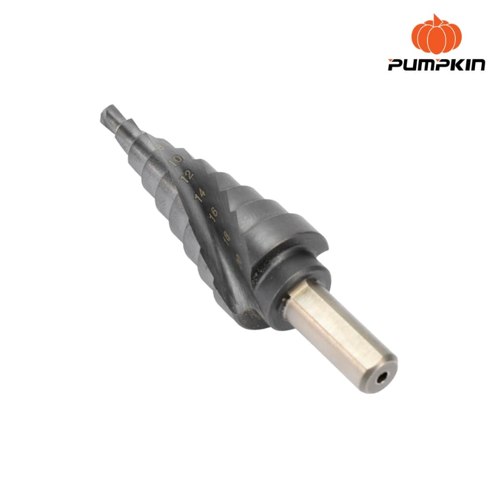 PUMPKIN รุ่น PTT-HSSM24-20 ดอกสว่านเจาะขยายรูทรงเจดีย์ ดอกสเต็ป HSS-M2 4-20mm. รูปที่ 3