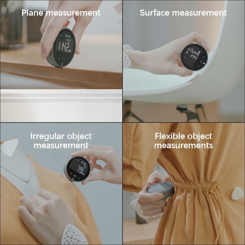 Duka Measuring Instrument เครื่องวัดอัจฉริยะ ไม้บรรทัด มี 8 ฟังก์ชั่น Tape Measure วัดขนาด เครื่องวัดระยะ รูปที่ 2