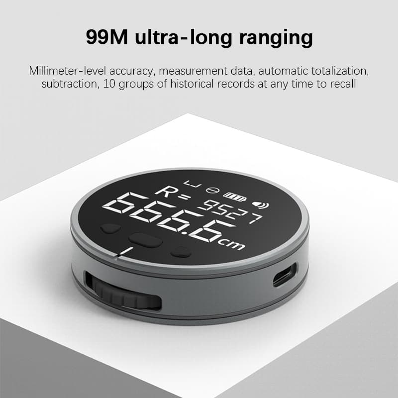 Duka Measuring Instrument เครื่องวัดอัจฉริยะ ไม้บรรทัด มี 8 ฟังก์ชั่น Tape Measure วัดขนาด เครื่องวัดระยะ รูปที่ 5