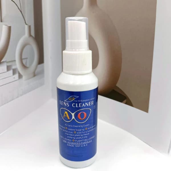 น้ำยาเช็ดเลนส์แว่น น้ำยาเช็ดเลนส์ AO lens cleaner ขนาด 60 ml ขวดสเปรย์ขนาดเล็ก น้ำยาทำความสะอาดอเนกประสงค์ รูปที่ 6