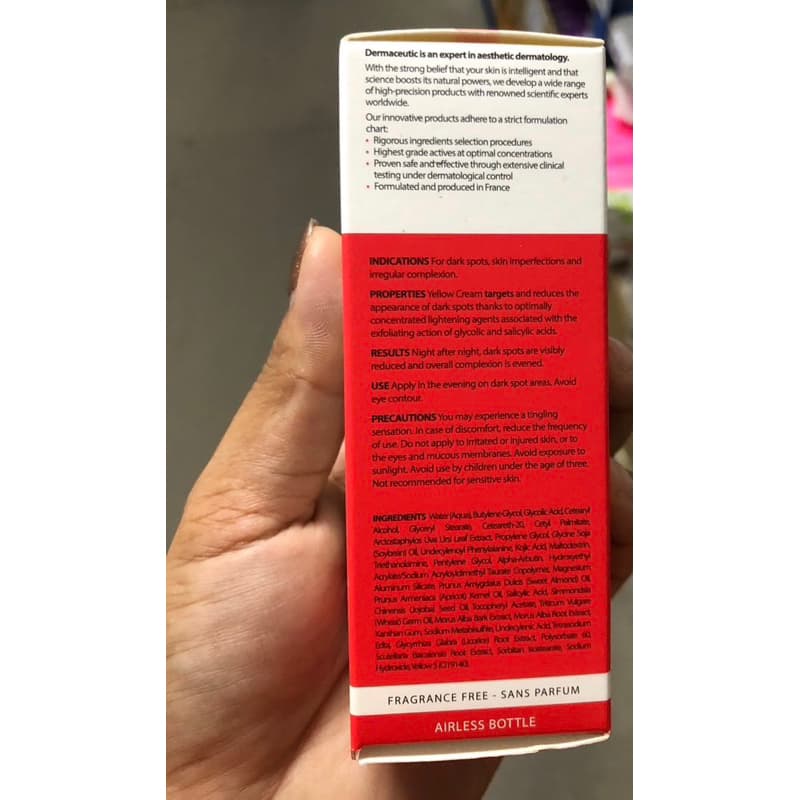 Dermaceutic Yellow Cream 15ml รูปที่ 2