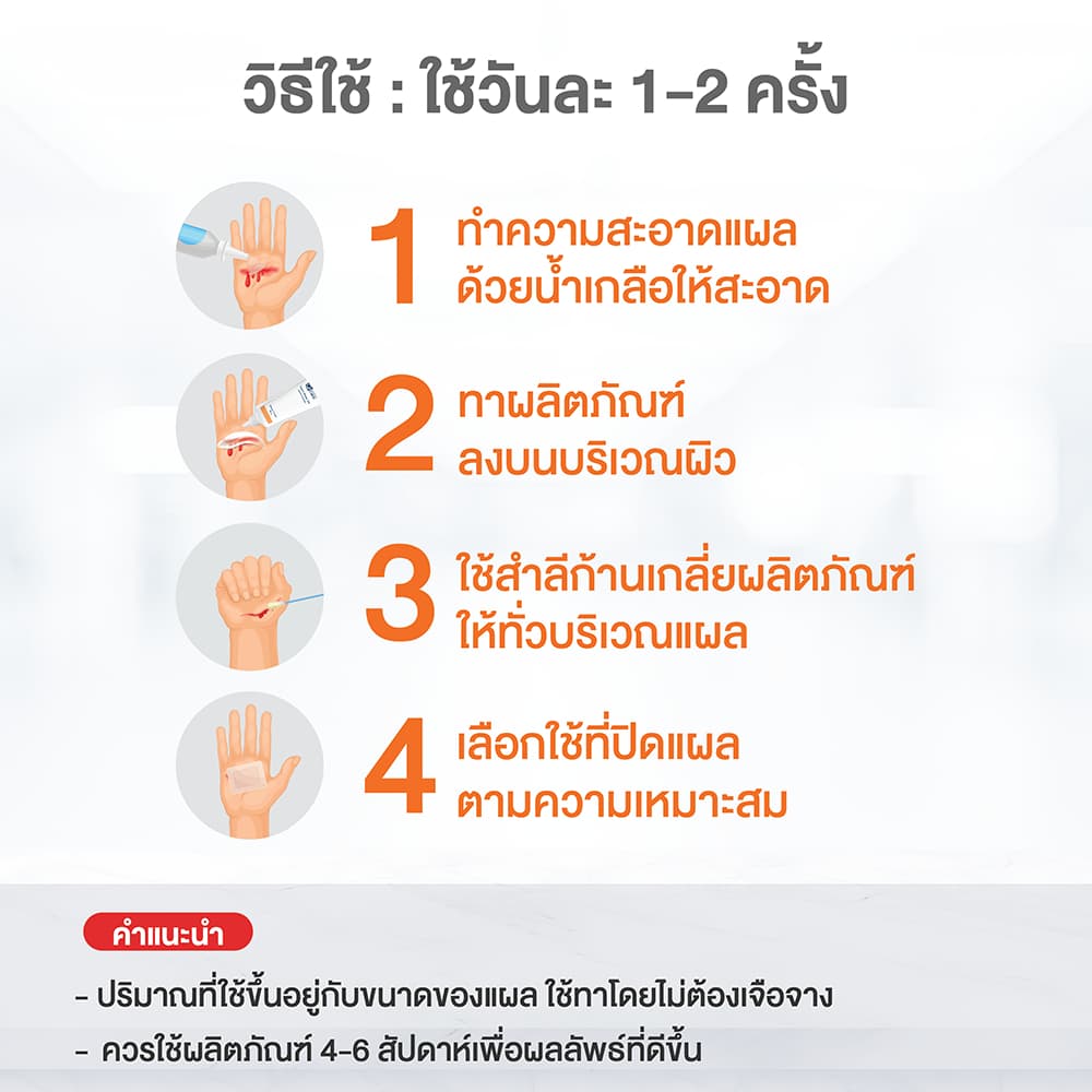 คิวไอเจล เจลสมุนไพรทาแผลกดทับ แผลเบาหวาน แผลเรื้อรัง ขนาด 20 กรัม รูปที่ 9