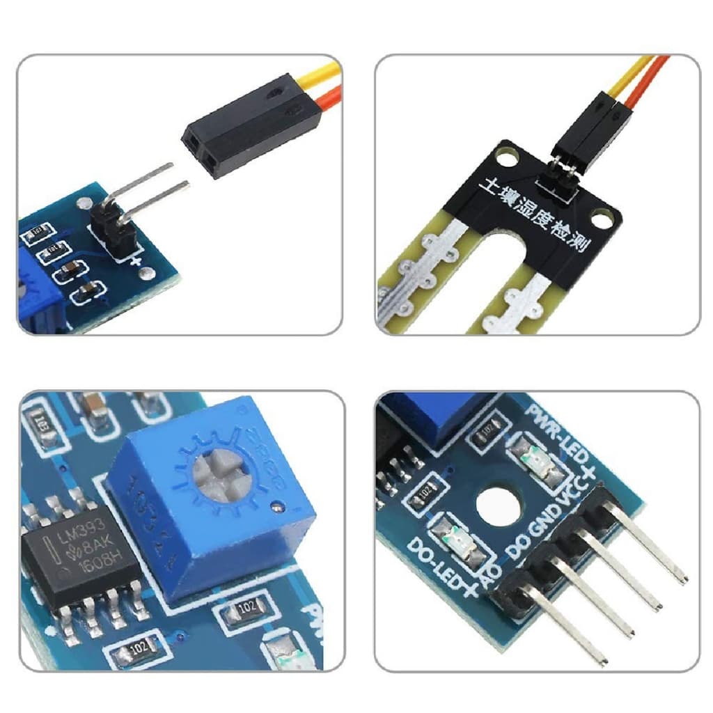 ของมาใหม่！Soil Moisture Sensor Module เซนเซอร์วัดความชื้นในดิน เครื่องวัดค่าดิน Arduino รูปที่ 7