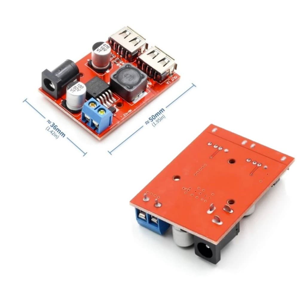 โมดูลแปลงไฟ DC-DC Step-Down 6V-40V เป็น 5V 3A รูปที่ 5