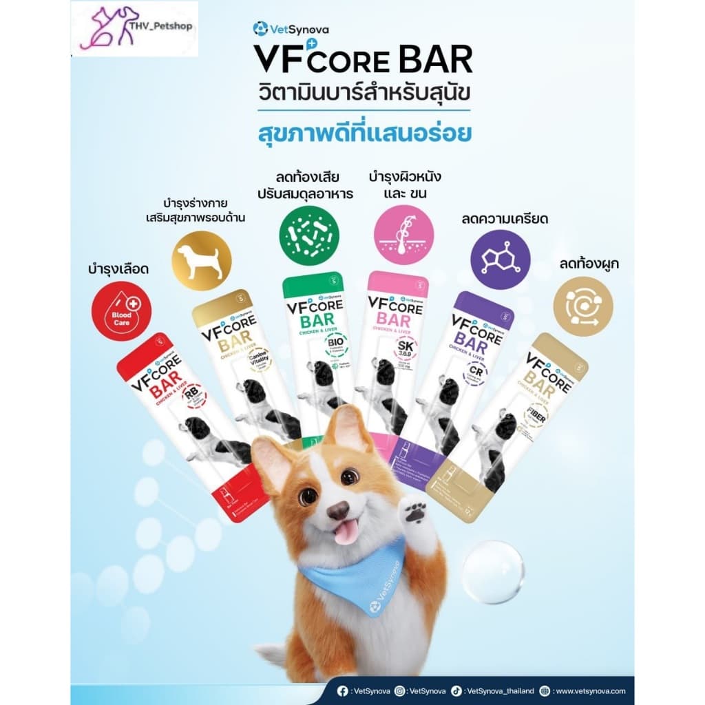 Vf core Bar สำหรับสุนัข รูปที่ 1