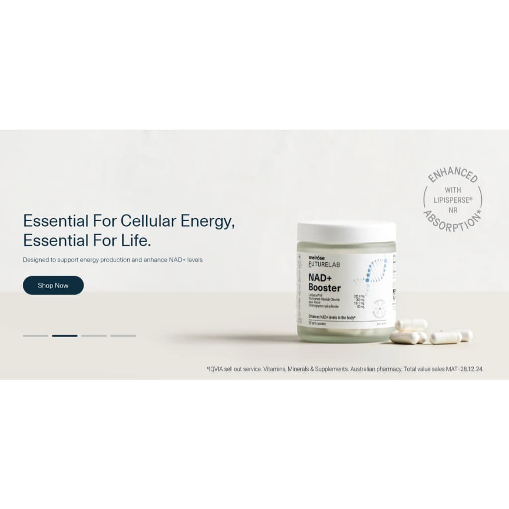 Melrose FutureLab NAD+ Booster Caps 30 Capsules รักษาระดับ NAD+ ในร่างกาย รูปที่ 6