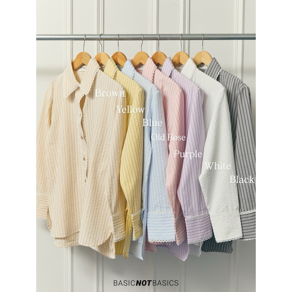 / ส่งด่วน [เหลือ 6xx.- ลด 20% เก็บโค้ด"ร้านโค้ดคุ้ม"] Basicnotbasics - Crumble shirt เสื้อเชิ้ตผ้าไม่ต้องรีด รูปที่ 2