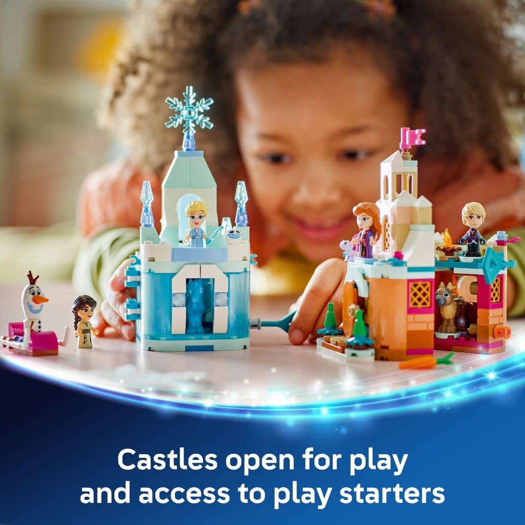 *Exclusive* LEGO Disney Princess 43278 Mini Arendelle Castle & Elsa's Ice Palace , Building Blocks, Kids Toy รูปที่ 6