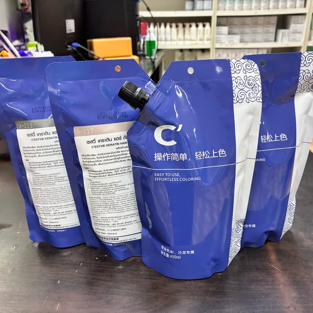 Cestvie Keratin Hair Dye Color สีเชสวี่ สูตรใหม่ ปริมาณ 450 ml รูปที่ 4