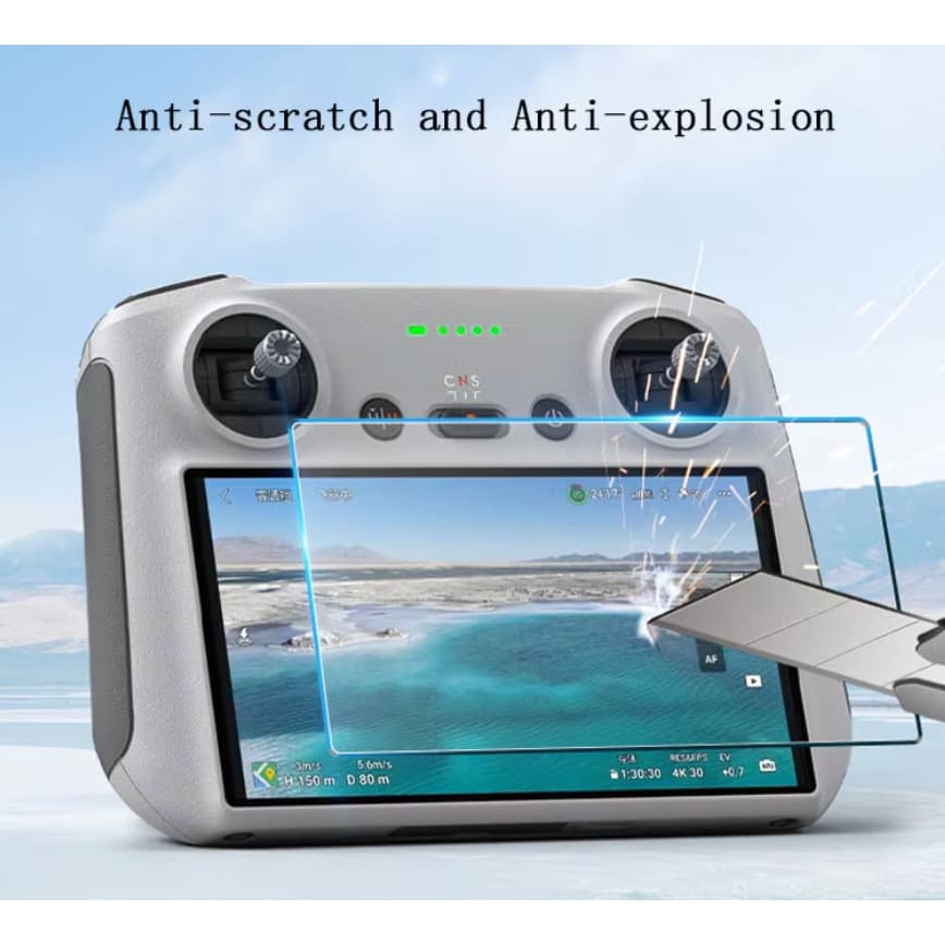 กระจกกันรอยหน้าจอรีโมท DJI Drone Mini5Pro Avata360 RC2Pro , RC2 RC Air3 ,Air2 ,Air2s ,mini3 ,mini3Pro ,Mavic2 Mavic3 รูปที่ 2