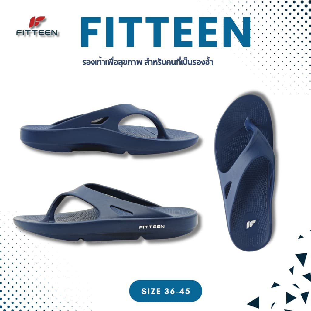 Fitteen FT001 รองเท้าสุขภาพ รองเท้าคีบ หญิง ชาย รูปที่ 2