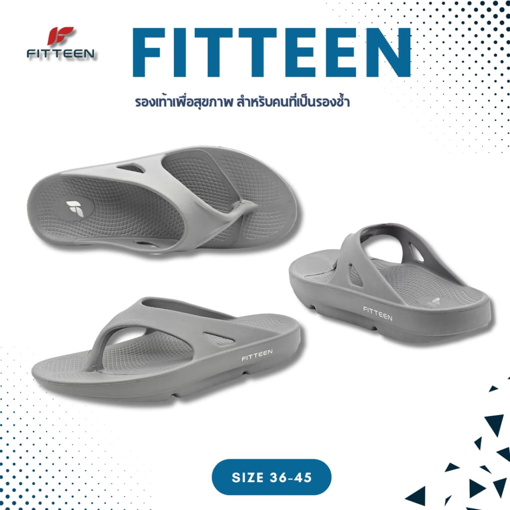 Fitteen FT001 รองเท้าสุขภาพ รองเท้าคีบ หญิง ชาย รูปที่ 3