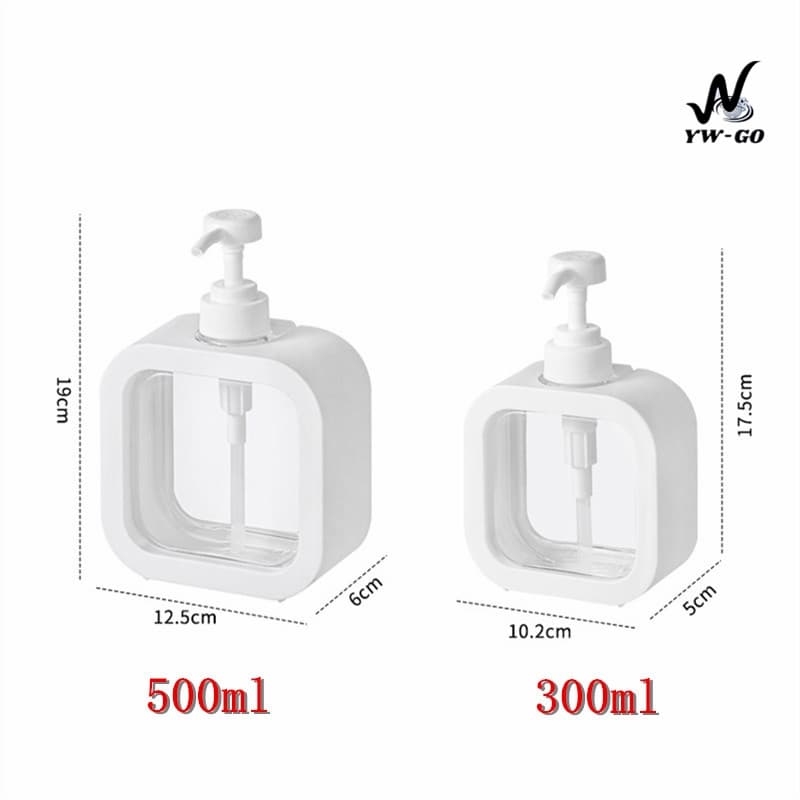 300/500ML ขวดใส่ของเหลว ขวดแยก ขวดโลชั่น ขวดแชมพู ขวดเจลอาบน้ำ G2952 รูปที่ 4