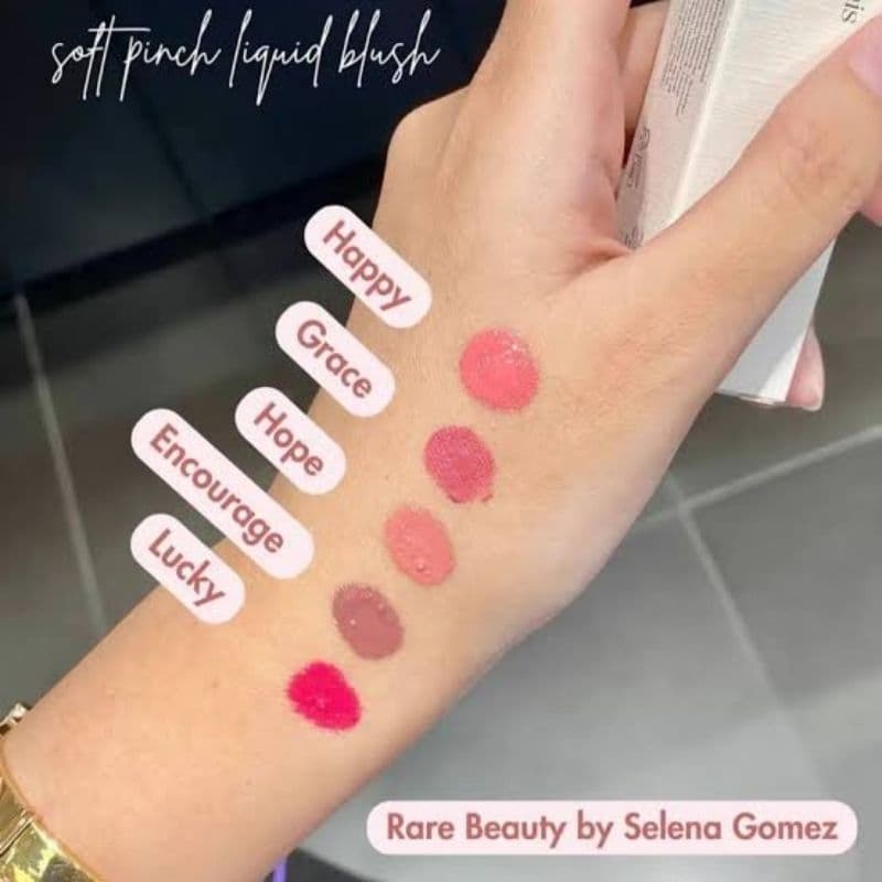 แท้แบ่งขายrare beauty liquid blushบลัชเนื้อลิควิด แบ่งขายสำหรับทดลอง รูปที่ 5