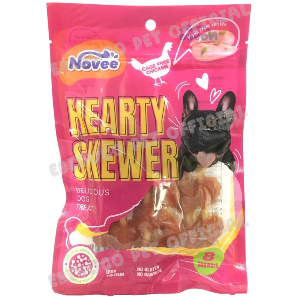 9924 Novee HEARTY SKEWER - ไก่เสียบแท่งสติ๊ก โนวี่ ขนาด8ชิ้น ***1แถม1 120บาท รูปที่ 2