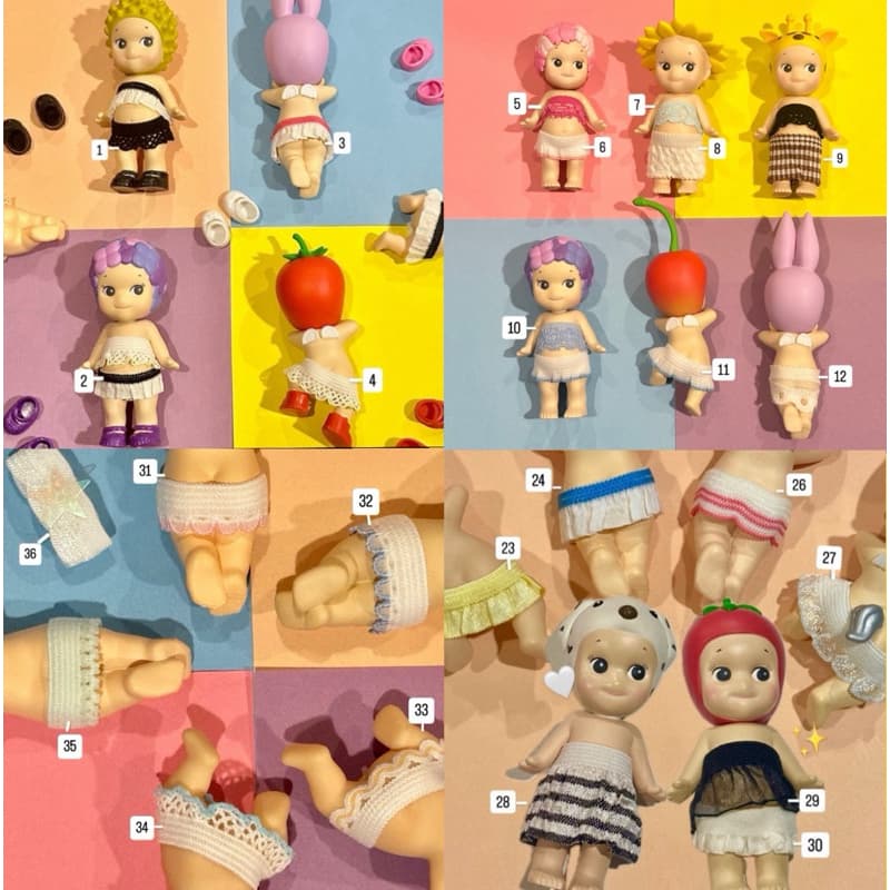 โค้ด VDO ลด- แต่ง กระโปรง รองเท้า แว่น ให้น้อง Sonny Angel กัน! อ่านรายละเอียดสินค้าหน่อยน้า รูปที่ 6