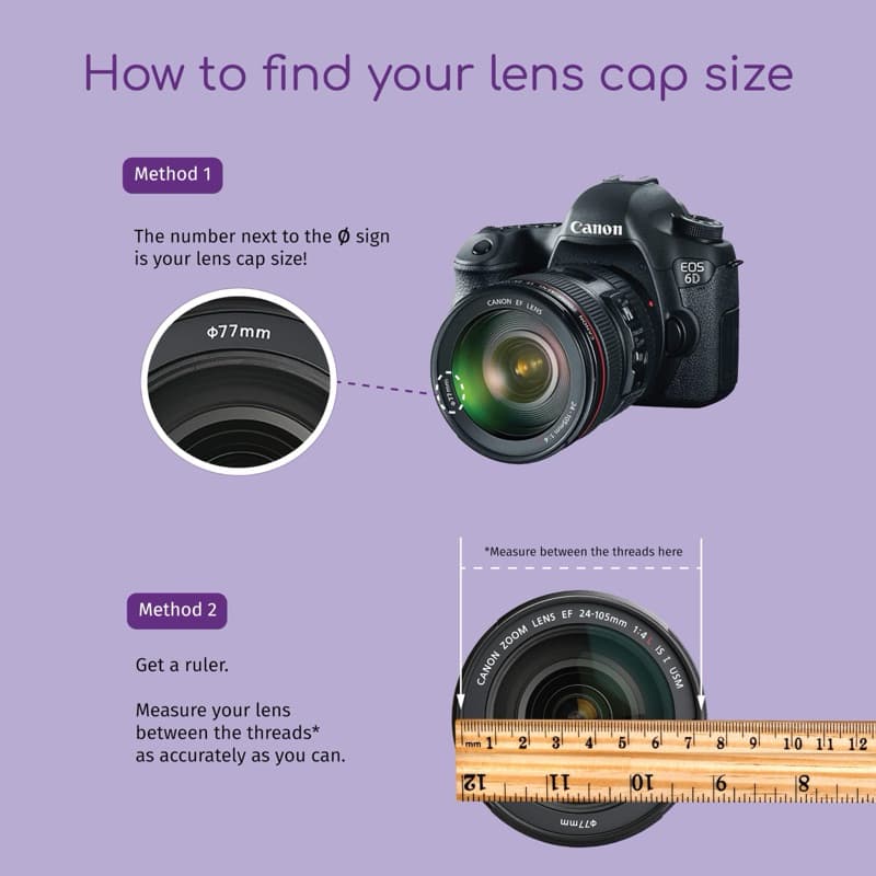 ฝาปิดเลนส์ มีหลายขนาด Lens cap 37 39 40.5 43 46 49 52 55 58 62 67 72 77 82 86 mm ฝาเลนส์ ฝาปิดหน้าเลนส์ ฝา เลนส์ รูปที่ 9